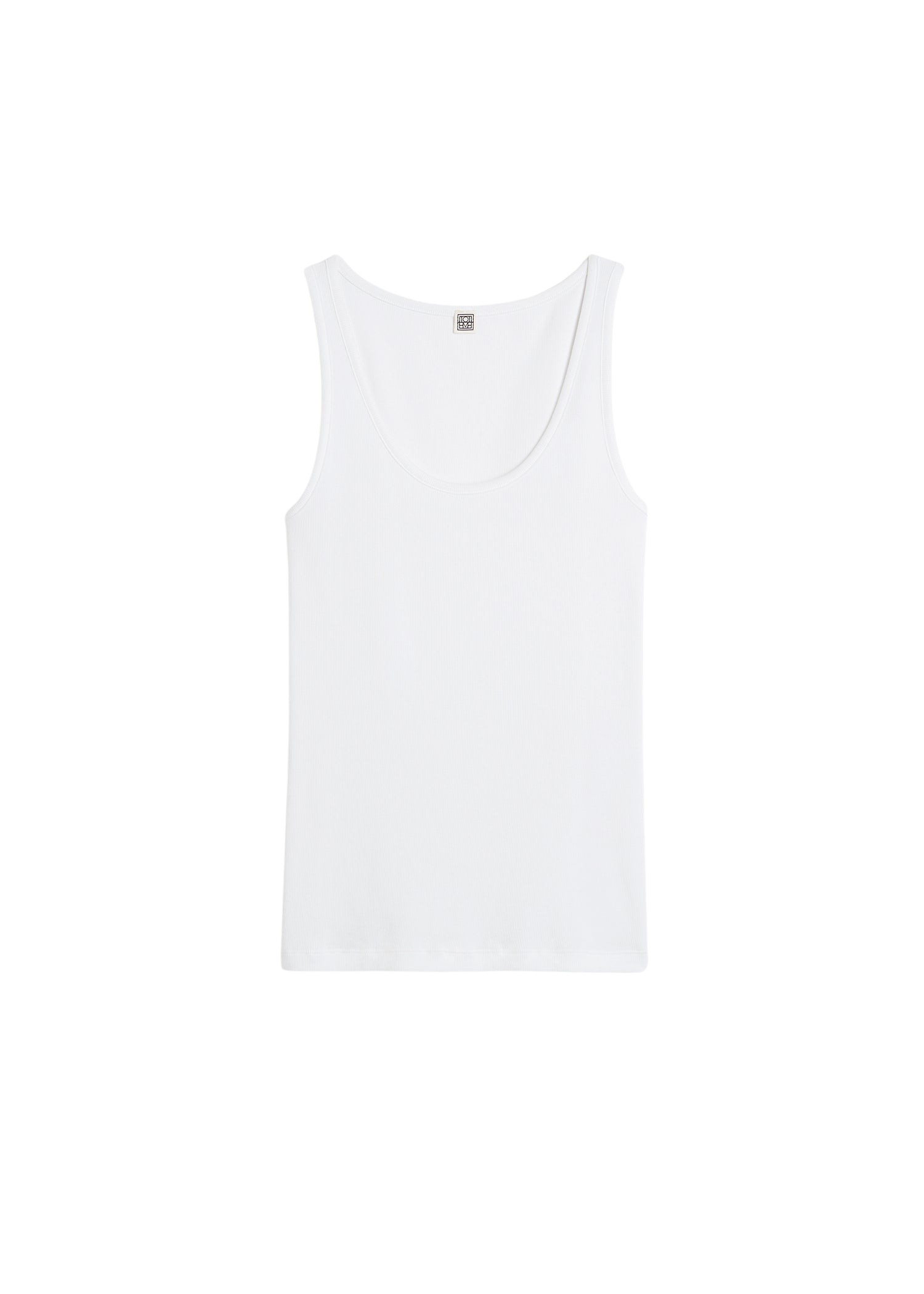 Toteme Classic rib tank white Top