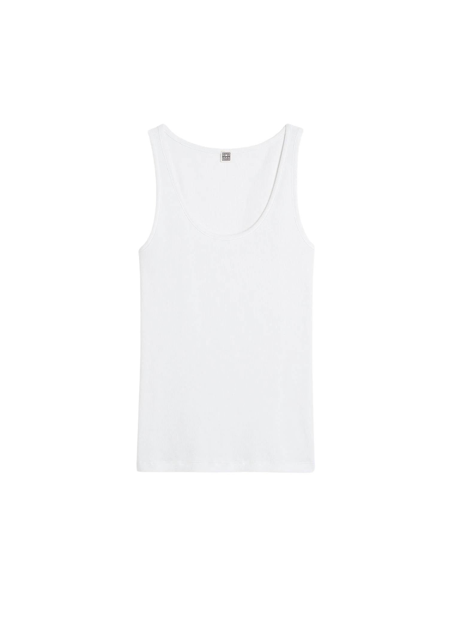 Toteme-Classic-rib-tank-white-591713_nobg Toteme Tops luxury Clothing from Luxury Handbags Marketplace