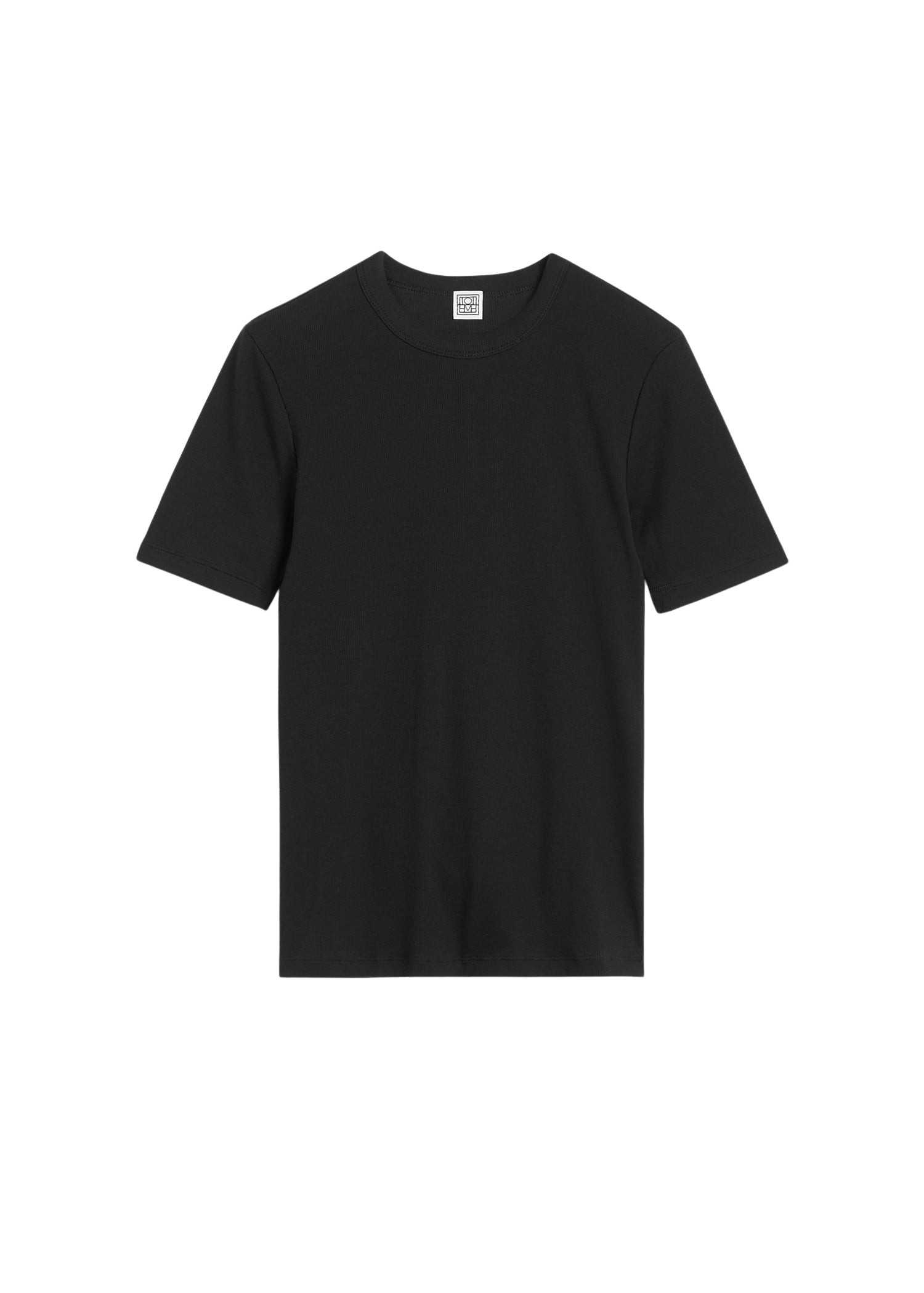 Toteme Classic rib tee black Top