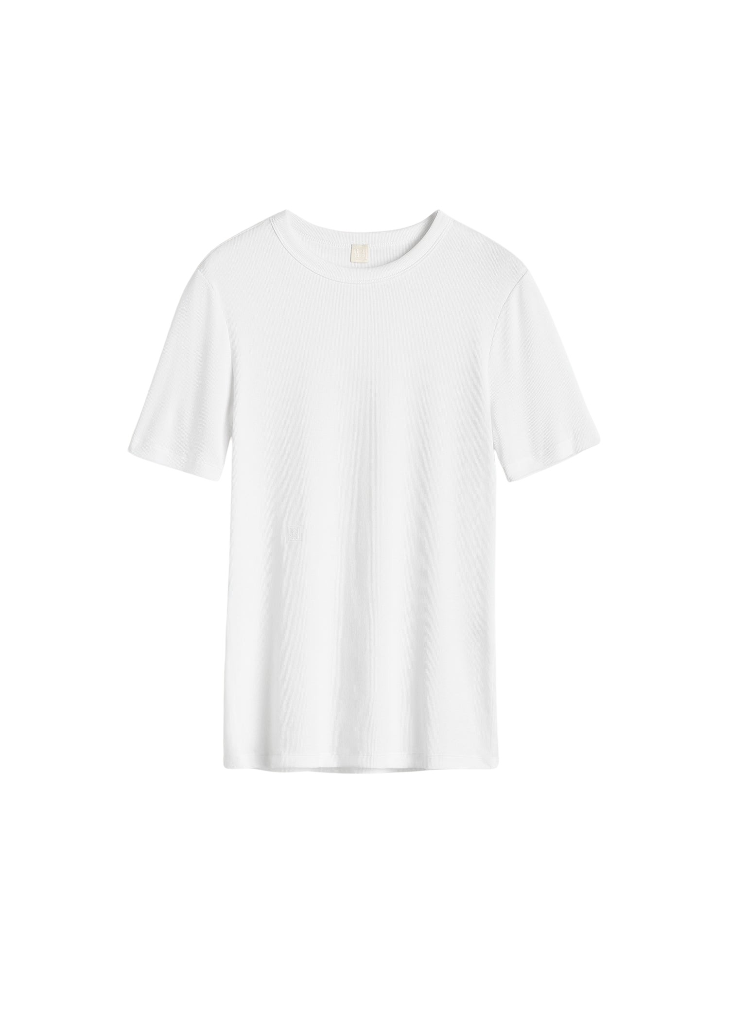 Toteme Classic rib tee white Top
