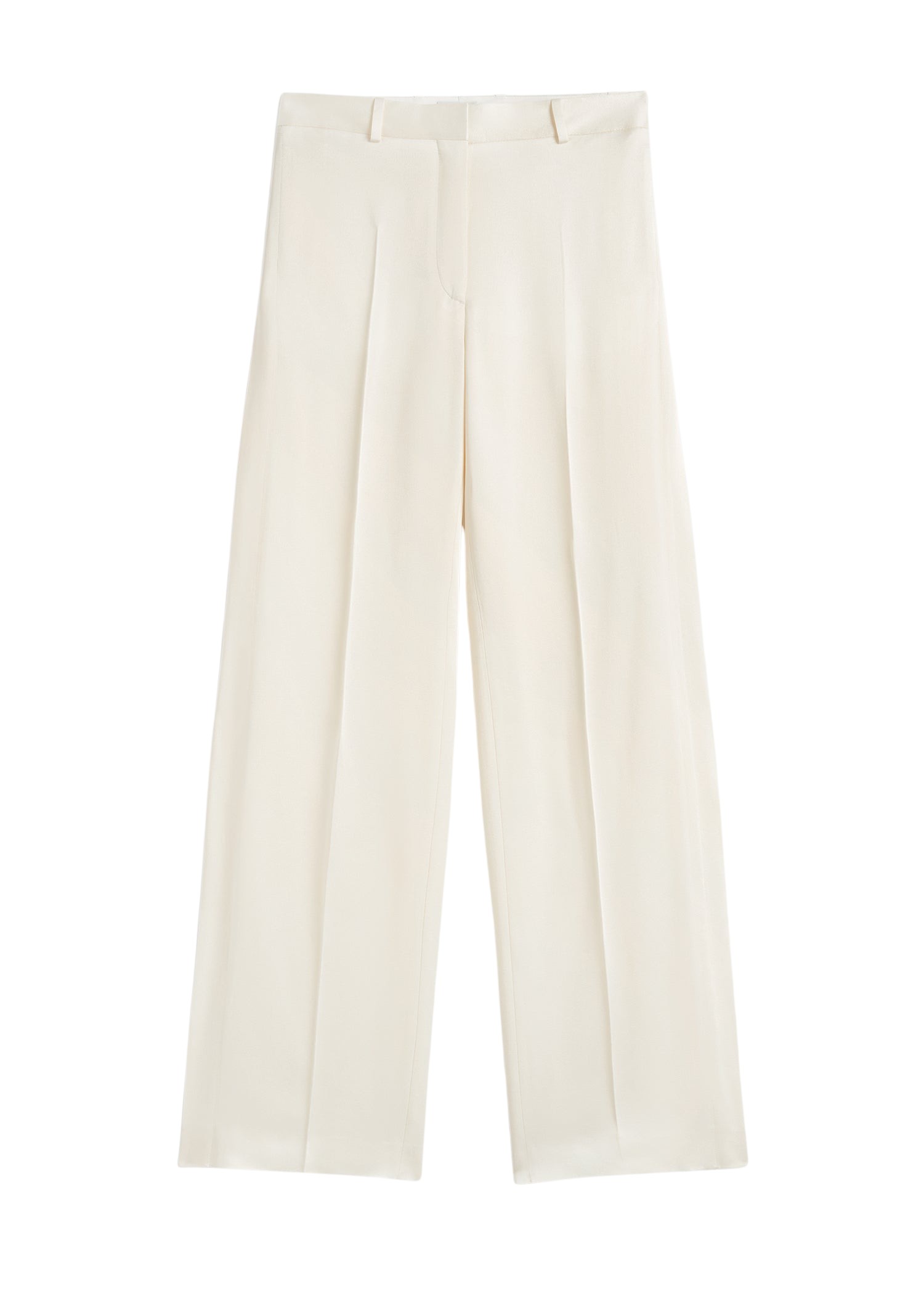 Toteme Cuff-slit trousers macadamia