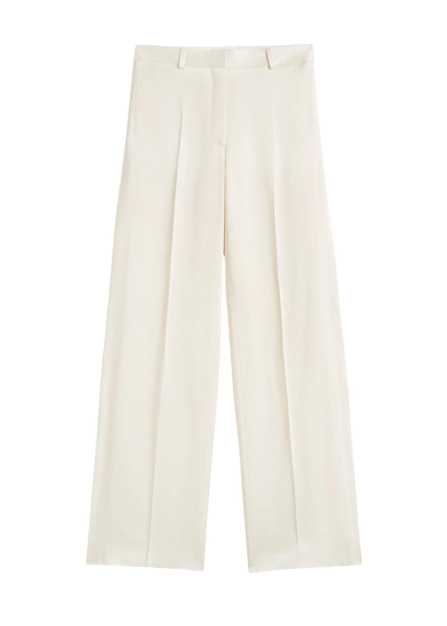 Toteme-Cuff-slit-trousers-macadamia-518137_nobg Toteme Pants luxury Clothing from Luxury Handbags Marketplace