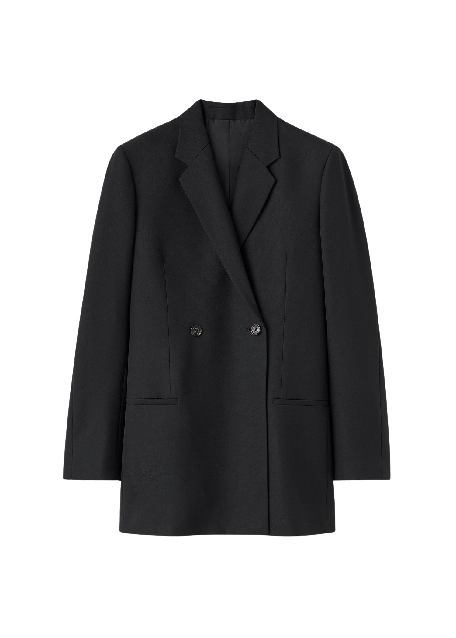 Toteme Double-breasted blazer black