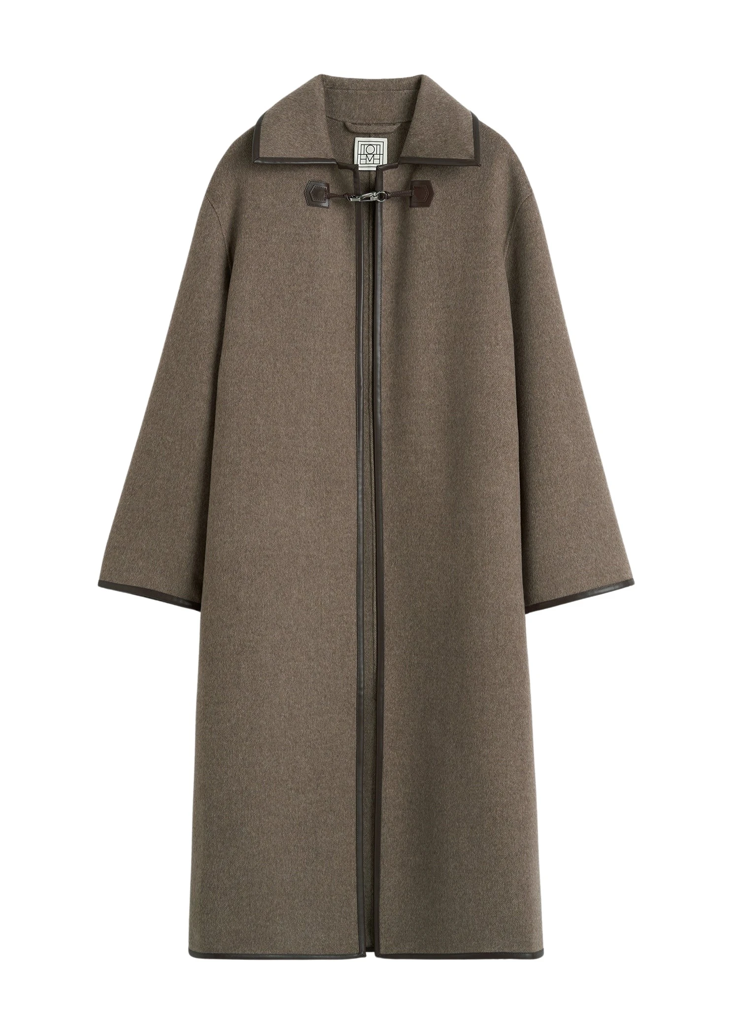 Toteme-Double-clasp-coat-oak-melange-588479_nobg Toteme Coats luxury Clothing from Luxury Handbags Marketplace
