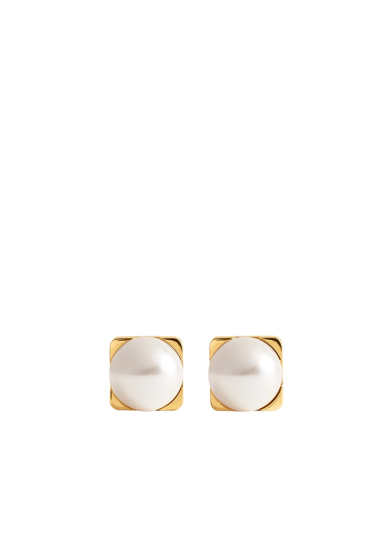 Toteme-Faux-pearl-studs-white-535924_nobg Toteme Jewelry luxury Earrings from Luxury Handbags Marketplace