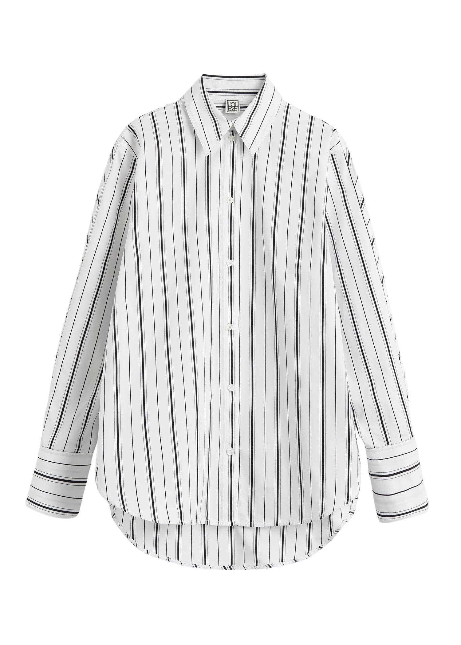 Toteme-Kimono-sleeve-striped-shirt-whiteblack-577549_nobg Toteme Tops luxury Clothing from Luxury Handbags Marketplace
