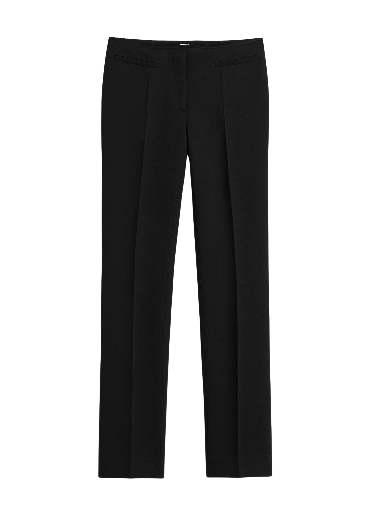 Toteme Low-waist cigarette trousers black
