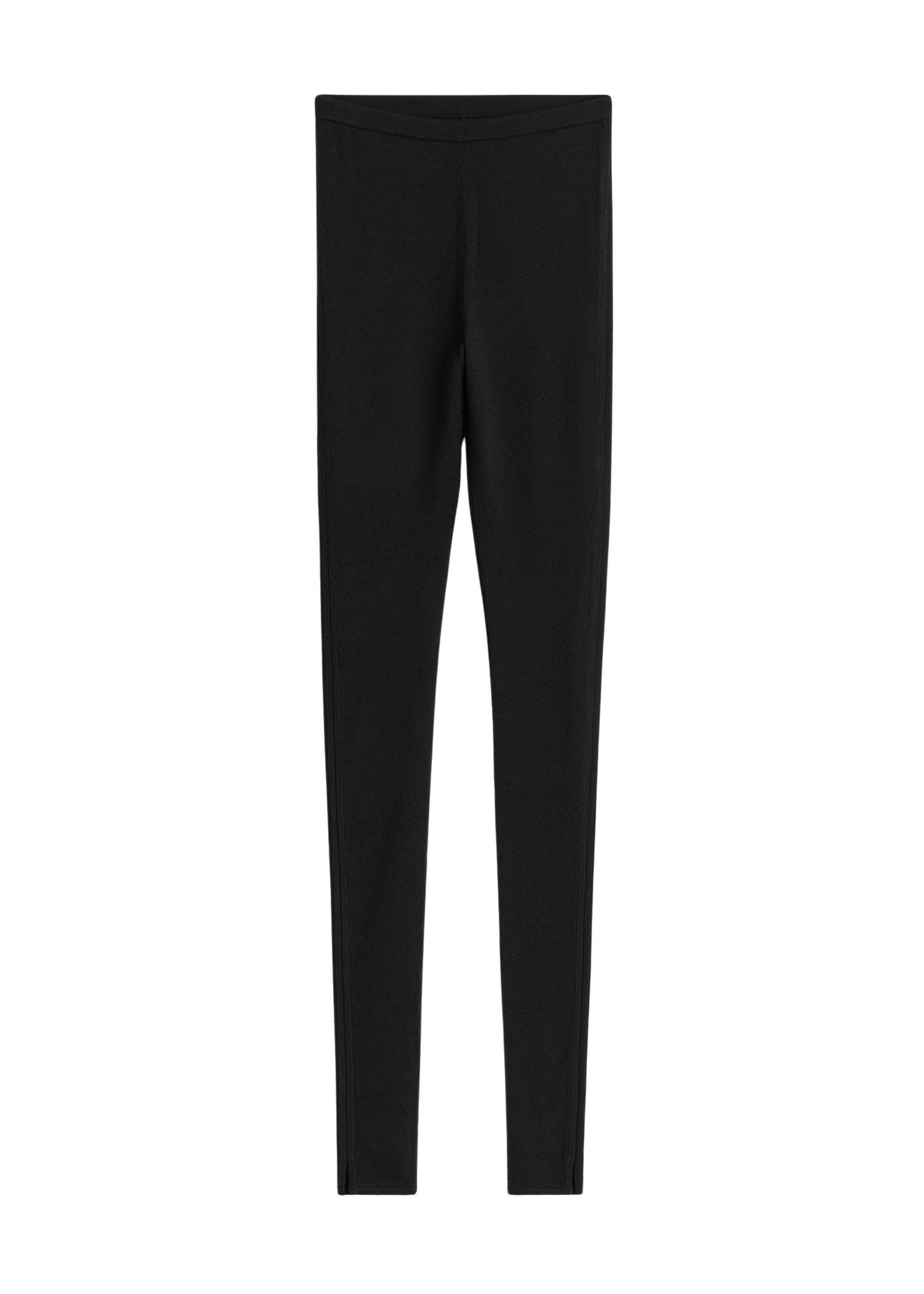 Toteme Monogram knit leggings black