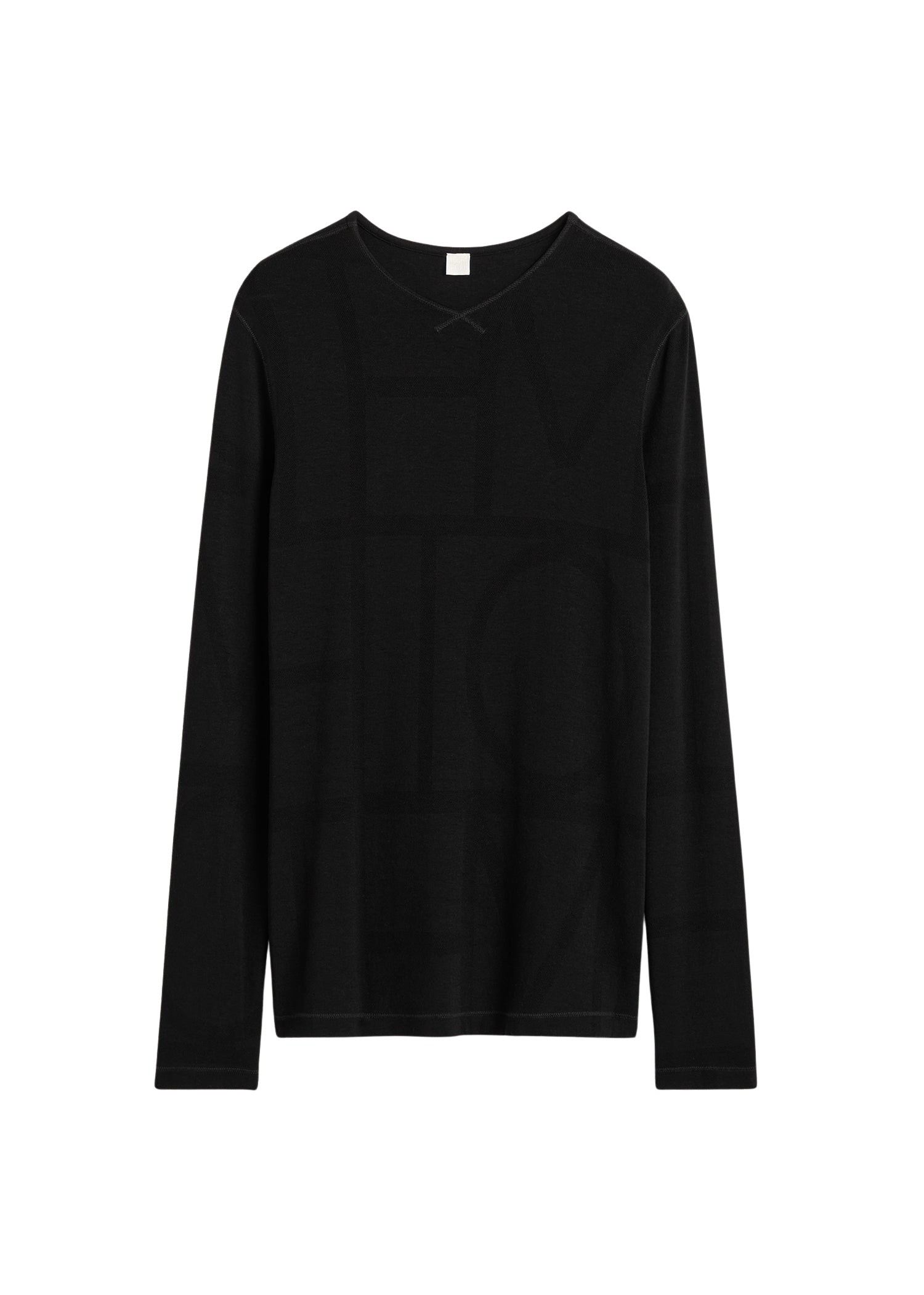 Toteme Monogram knit top black
