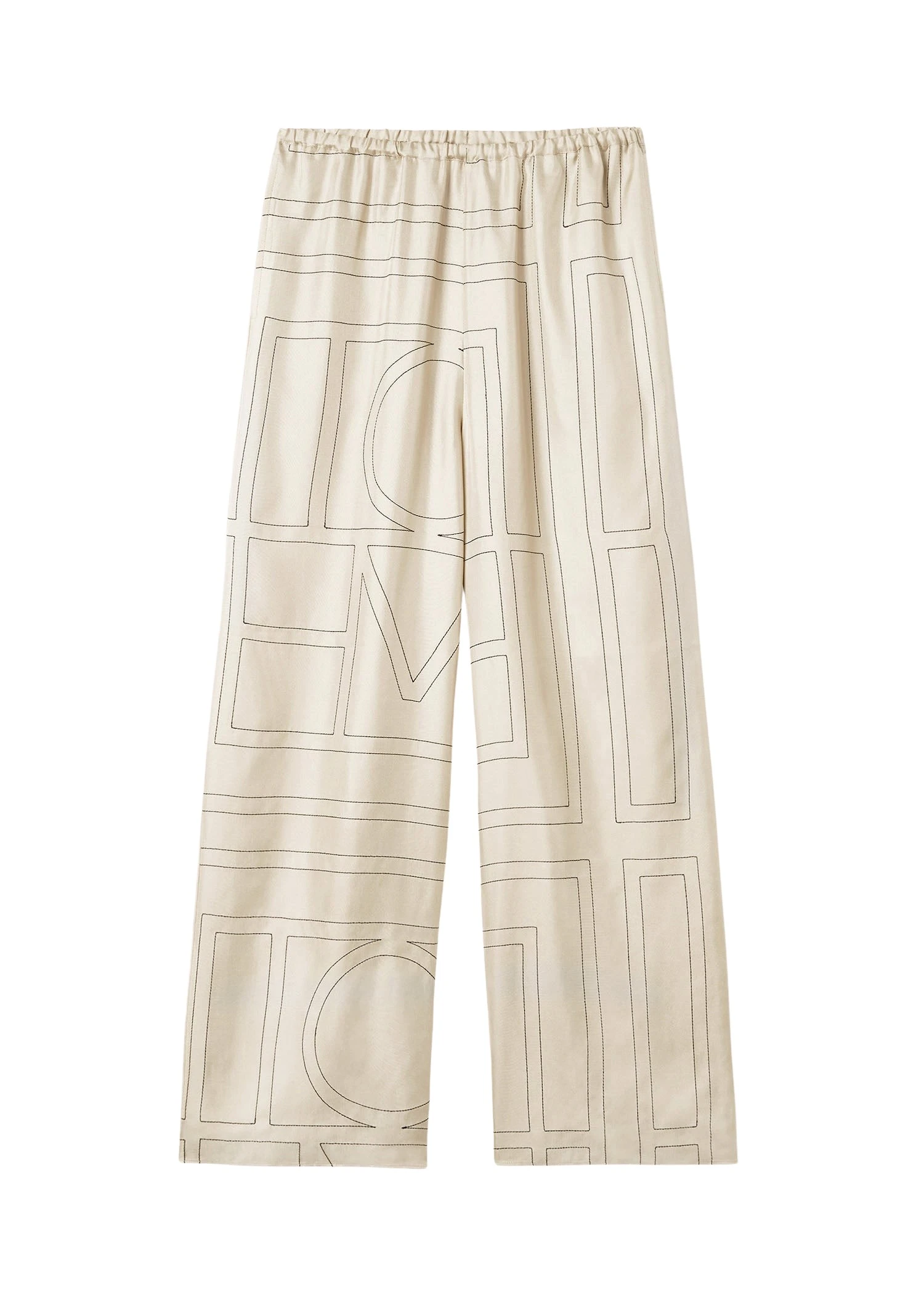 Toteme-Monogram-silk-pj-bottoms-ivory-598863_nobg Toteme Beachwear luxury Beachwear from Luxury Handbags Marketplace
