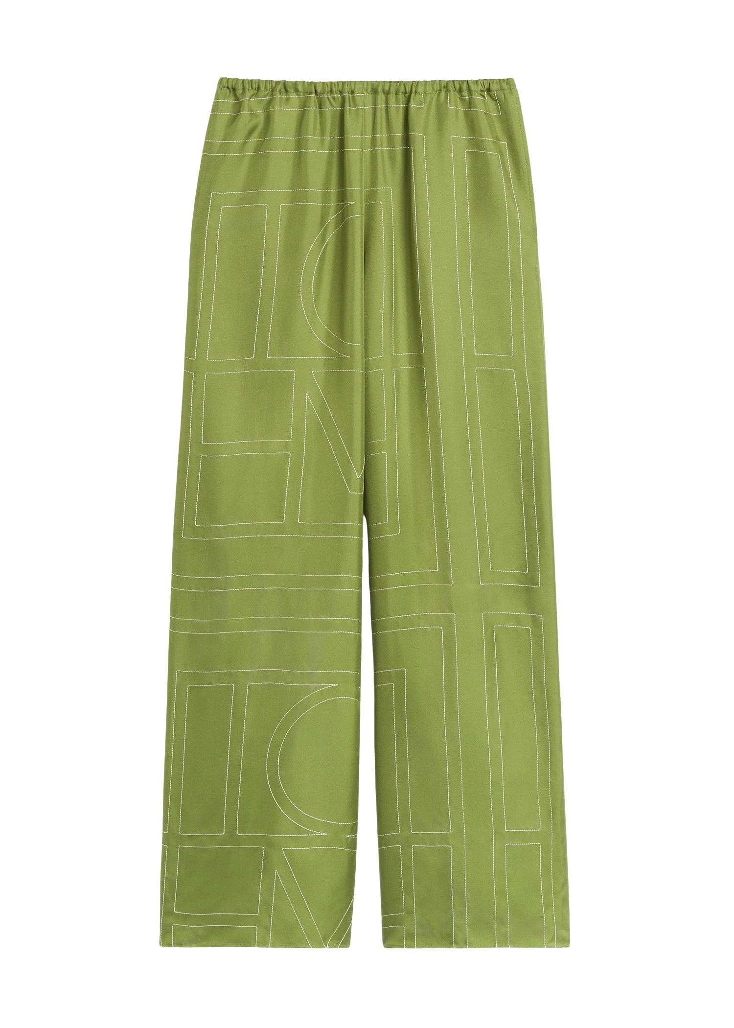 Toteme-Monogram-silk-pj-bottoms-laurel-538642_nobg Toteme Beachwear luxury Beachwear from Luxury Handbags Marketplace