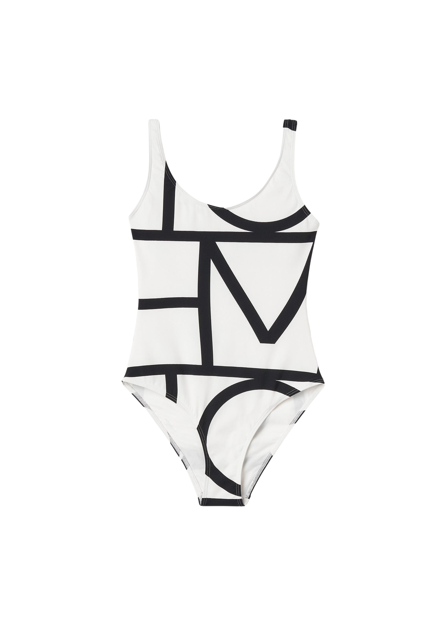 Toteme Monogram swimsuit tofu