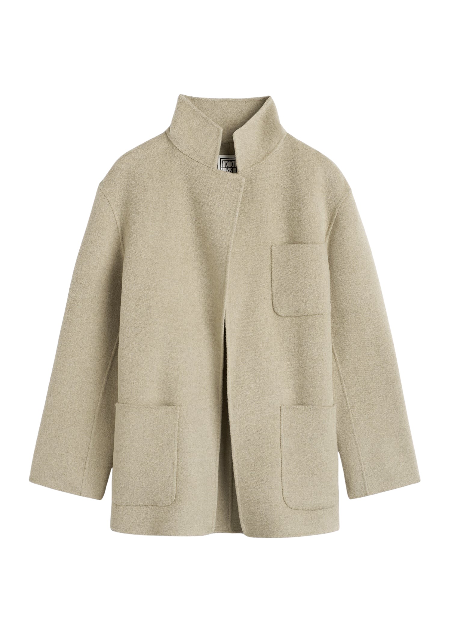 Toteme Patch pocket doublé jacket fawn melange