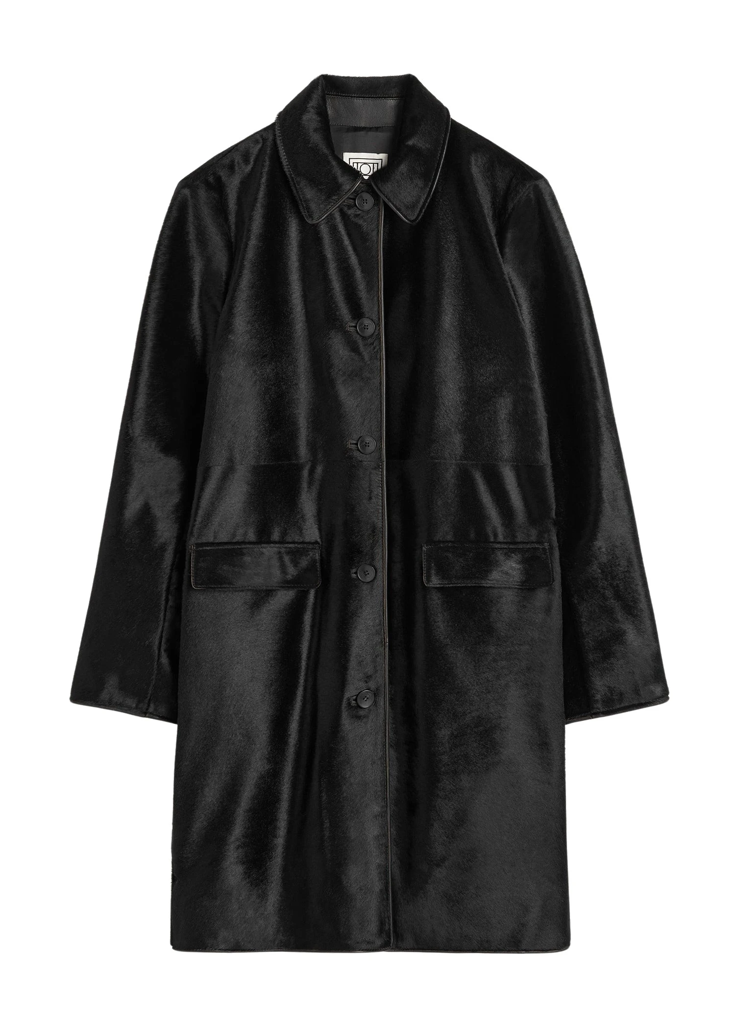 Toteme-Pony-hair-coat-black-544947_nobg Toteme Coats luxury Clothing from Luxury Handbags Marketplace