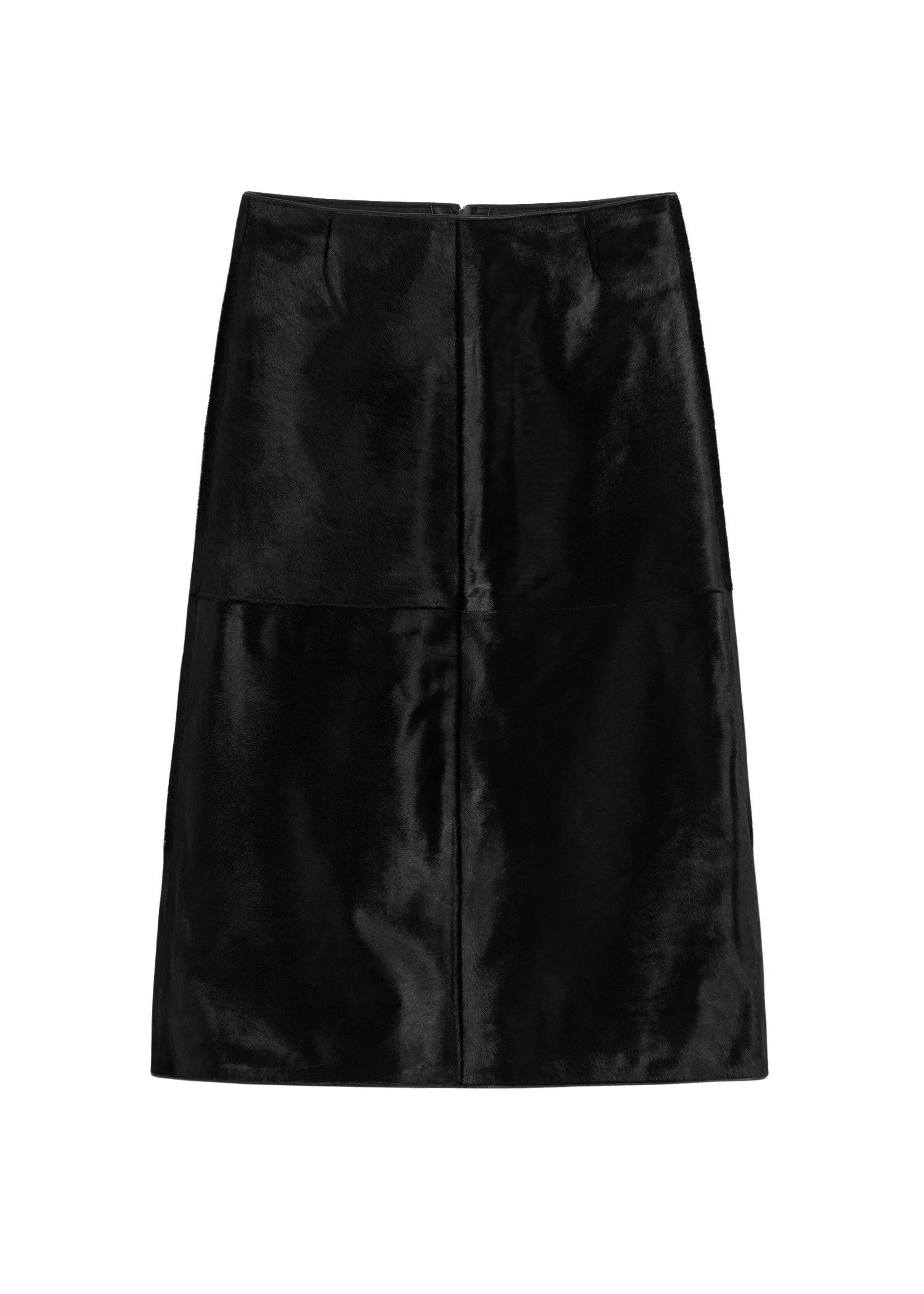 Toteme Pony hair skirt black