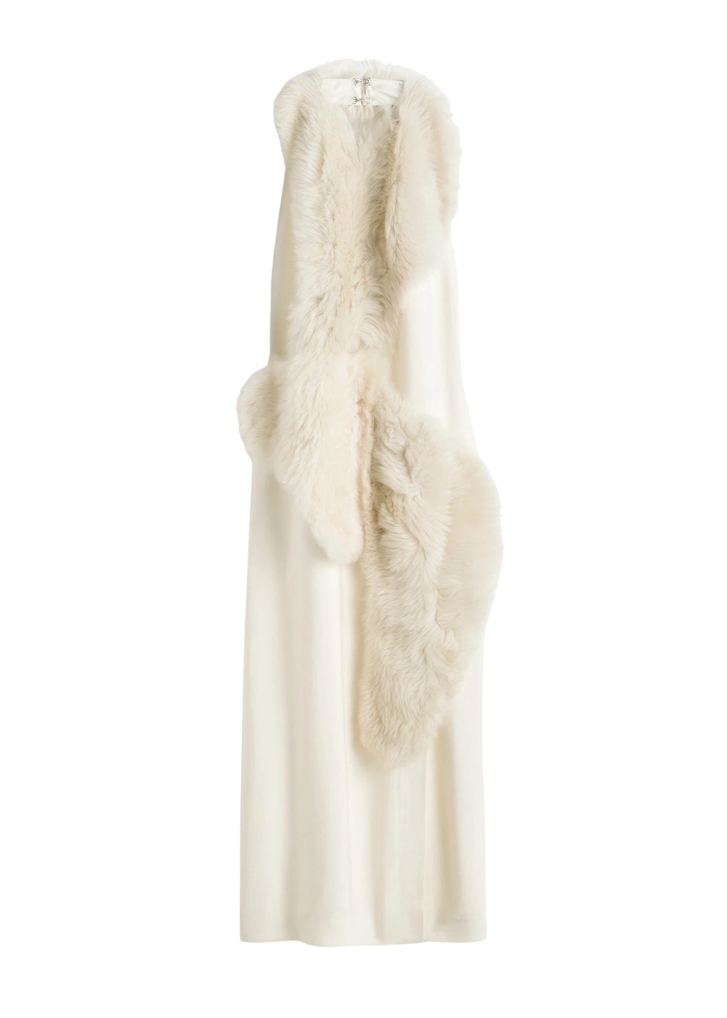 Toteme-Shearling-applique-dress-macadamia-530999_nobg Toteme Dresses luxury Clothing from Luxury Handbags Marketplace