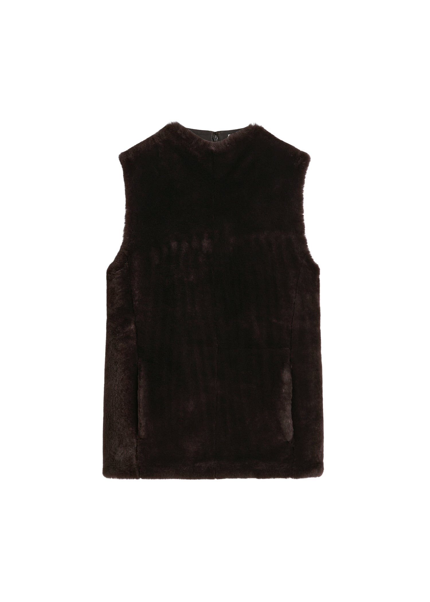 Toteme Shearling-front top espresso