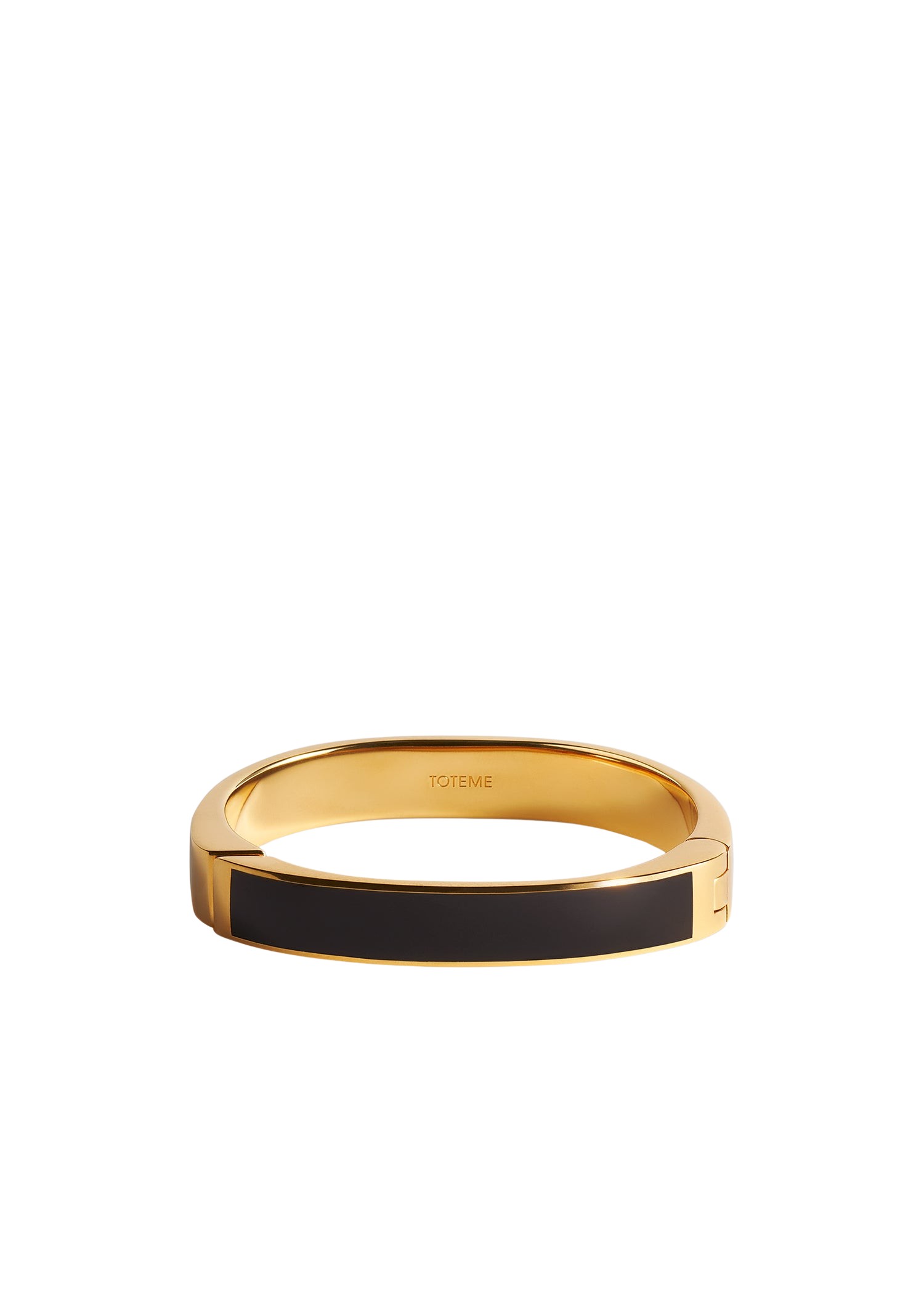 Toteme Signature bracelet black/gold