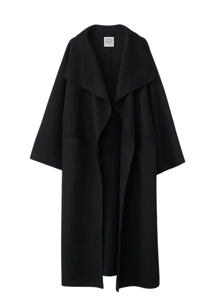Toteme-Signature-wool-cashmere-coat-black-550193_nobg Toteme Coats luxury Clothing from Luxury Handbags Marketplace