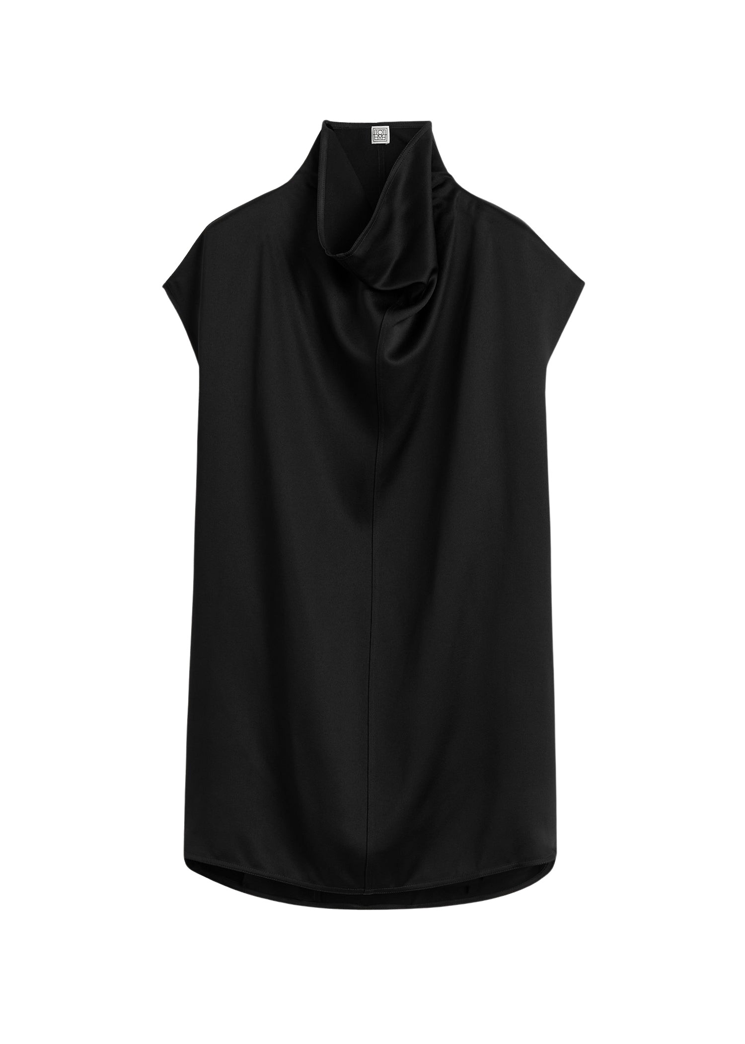 Toteme Sleeveless funnel-neck top black