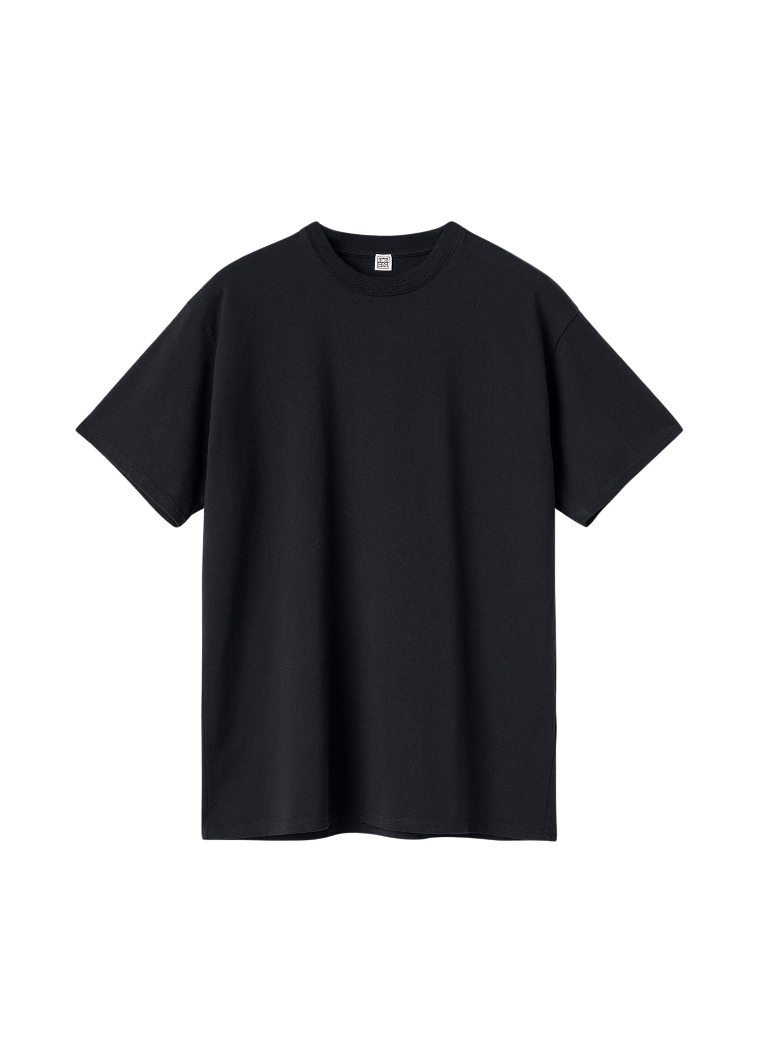 Toteme Straight cotton tee black Top