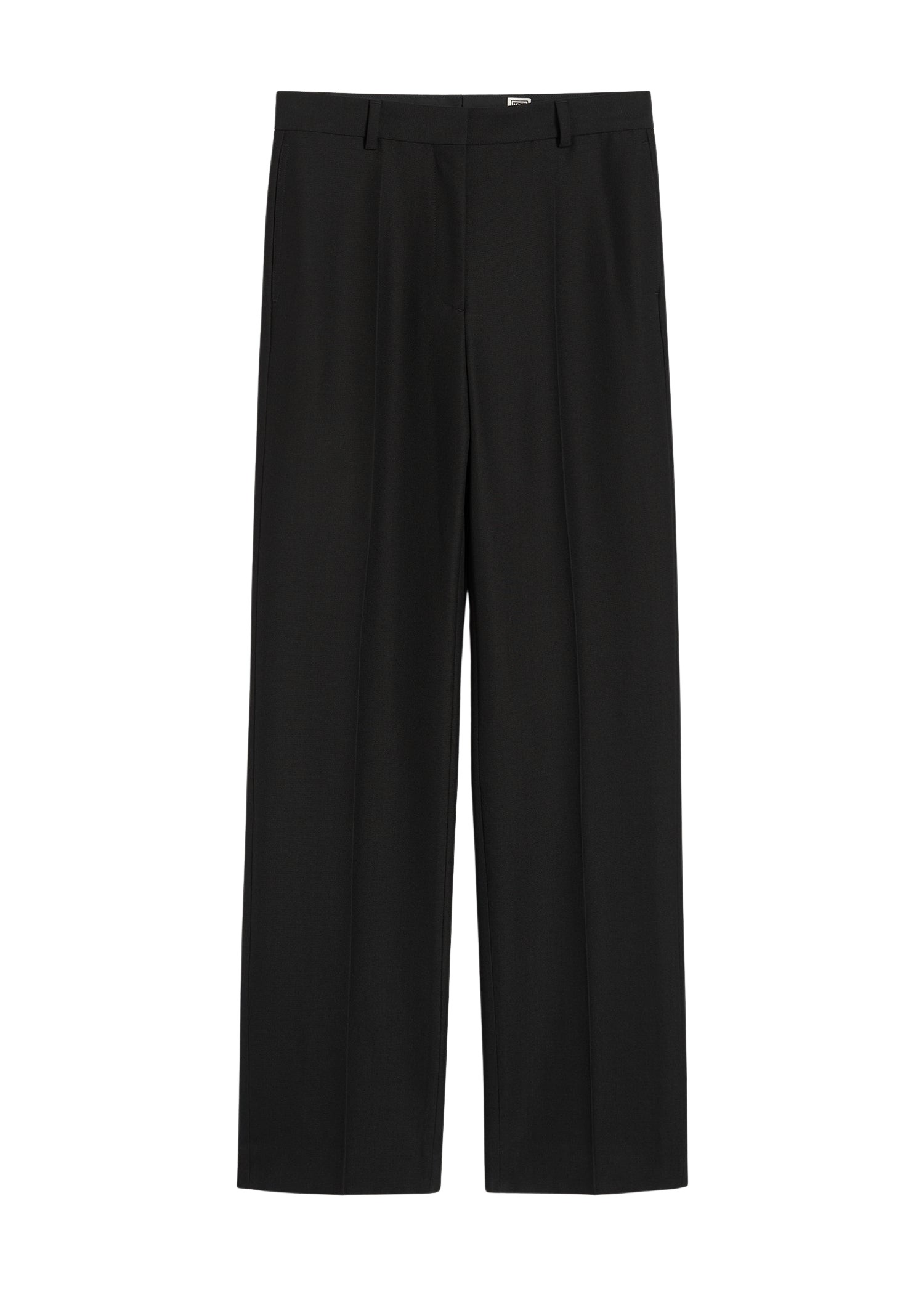 Toteme Straight tailored trousers black