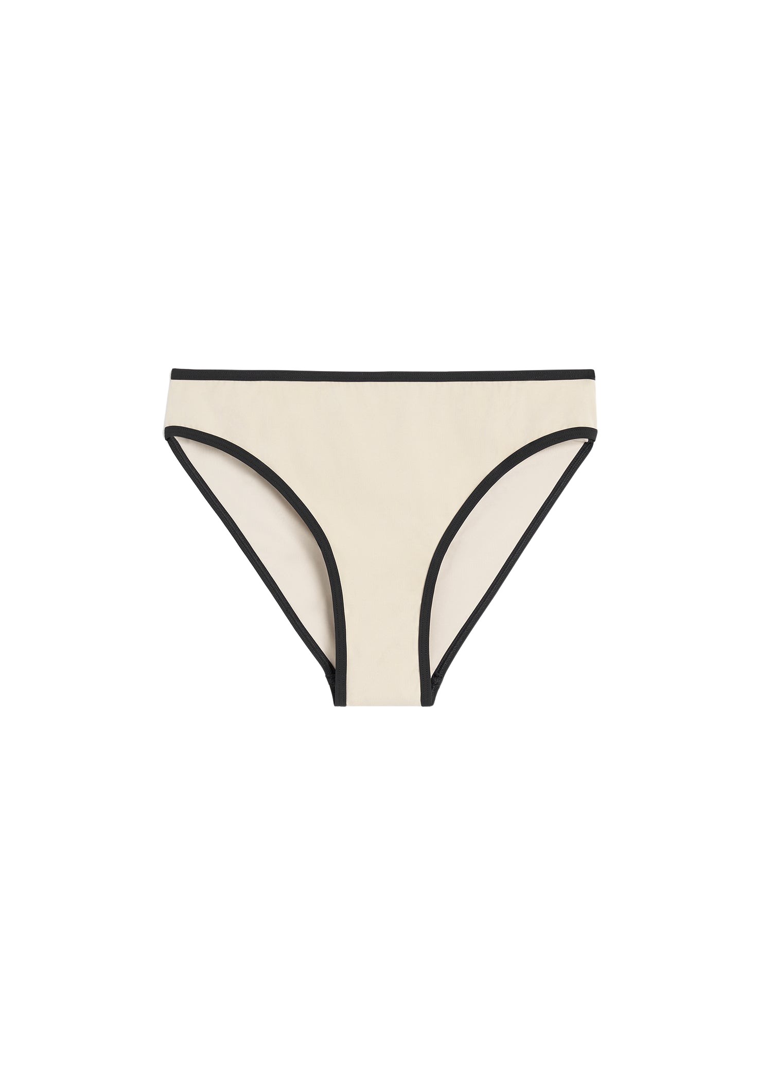 Toteme Stripe edge bikini bottoms light hay