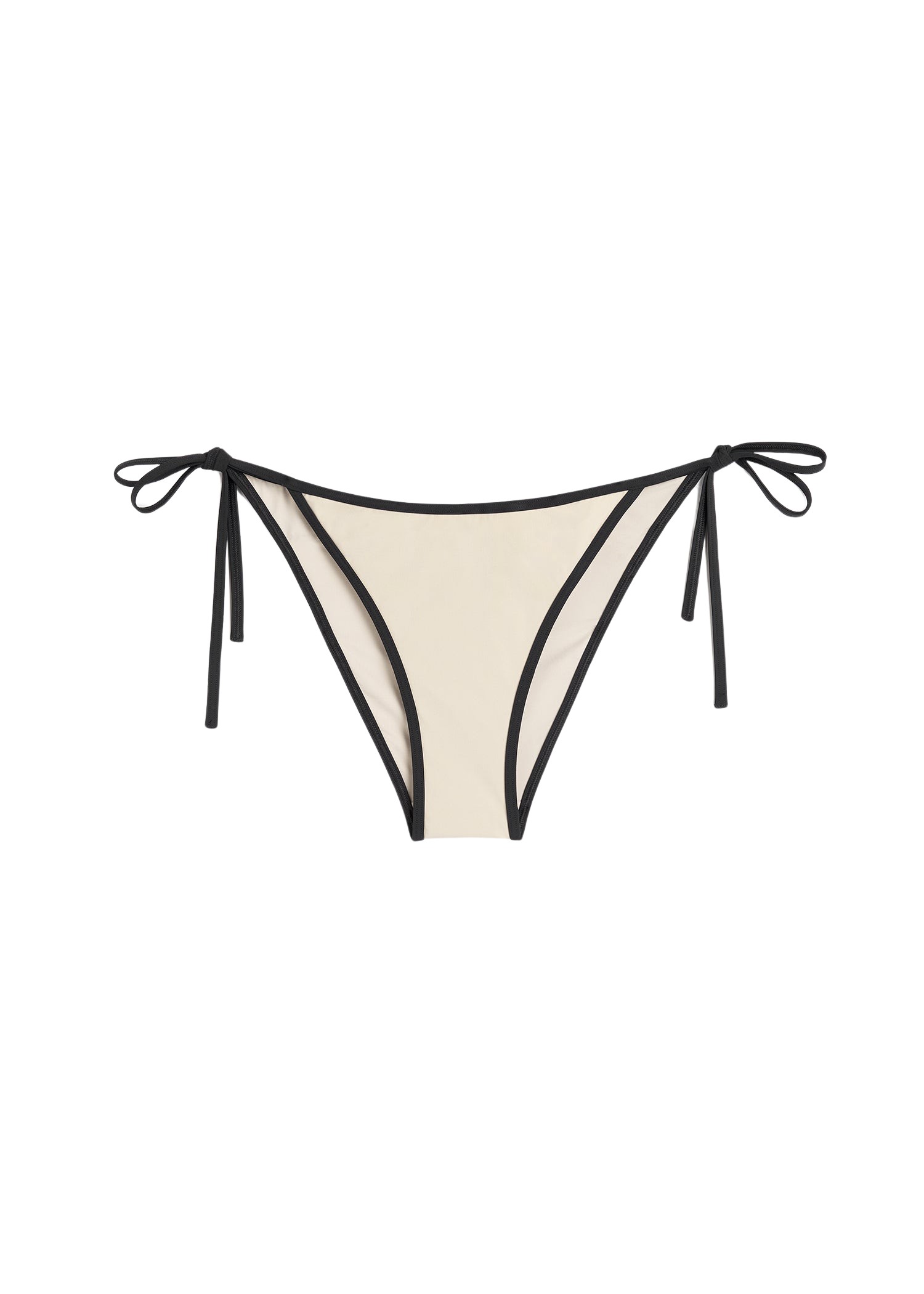 Toteme Stripe tie bikini bottoms light hay