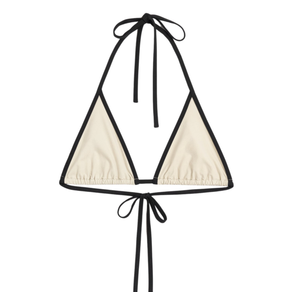 Toteme Stripe tie bikini top light hay