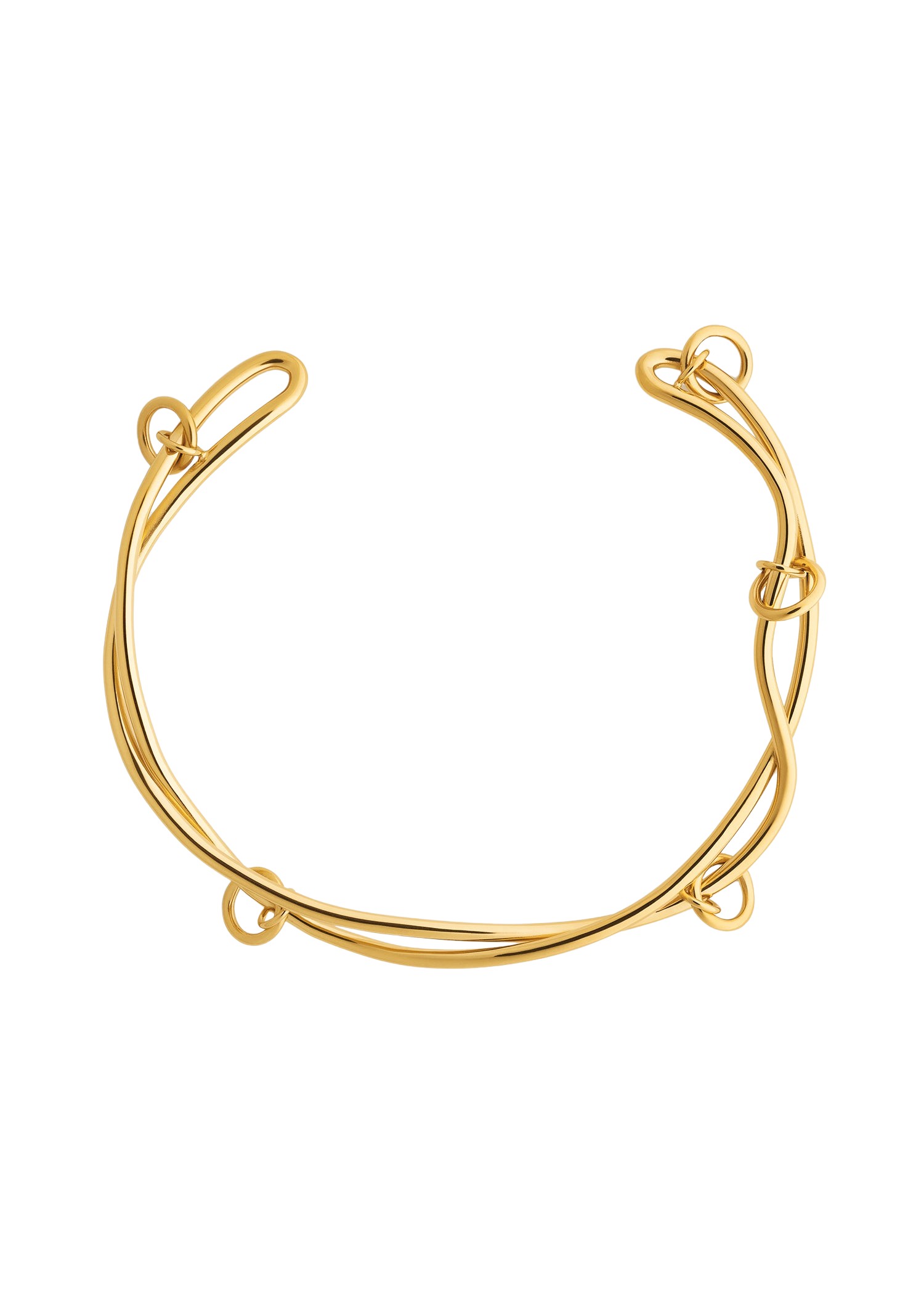 Toteme Swirl collar gold