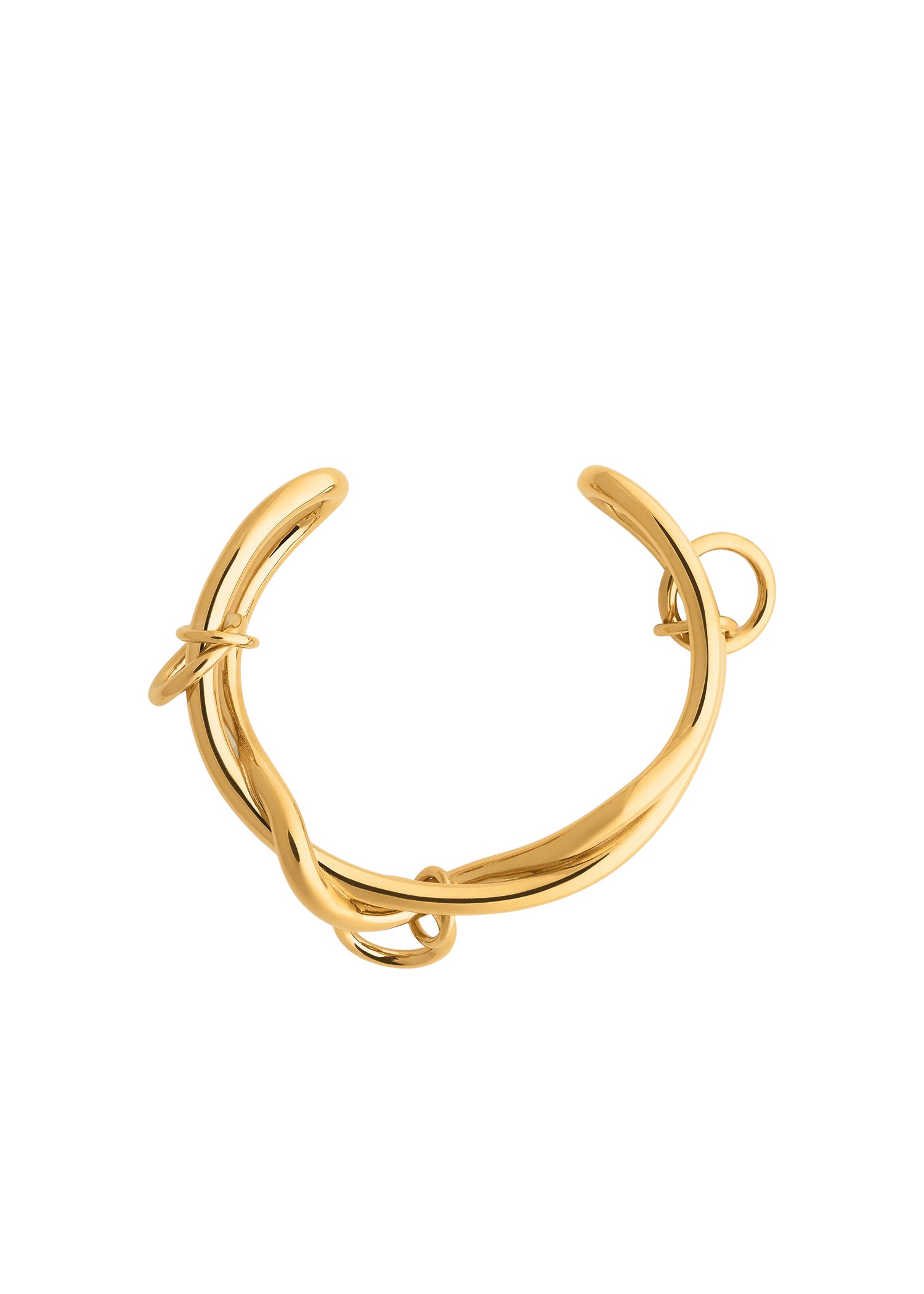 Toteme Swirl cuff gold