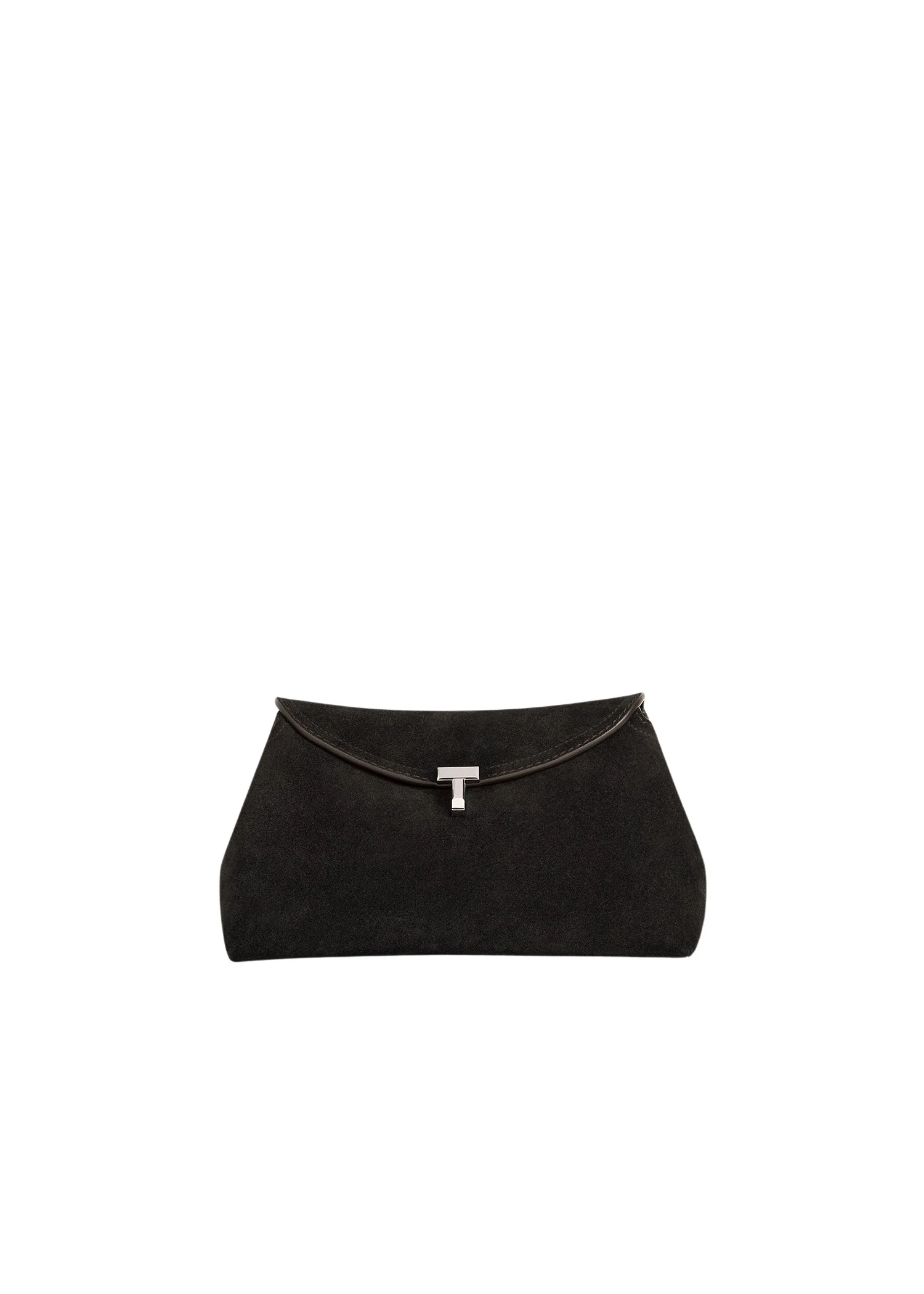 Toteme-T-Lock-suede-clutch-espresso-556645_nobg Toteme Bags luxury Bags from Luxury Handbags Marketplace