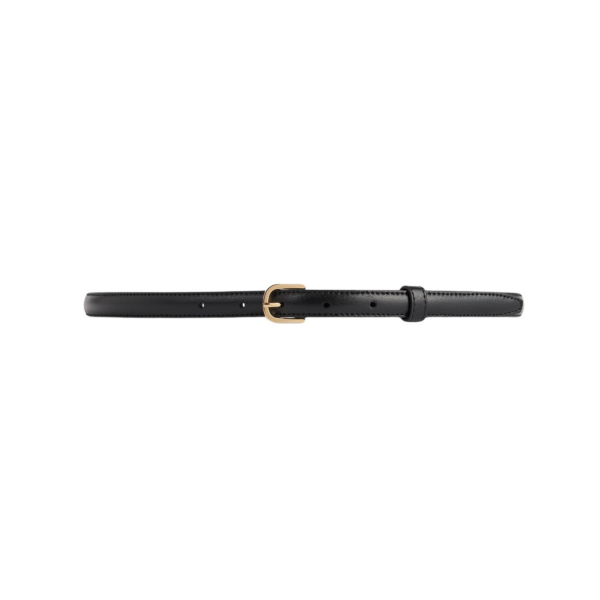 Toteme Thin leather belt black