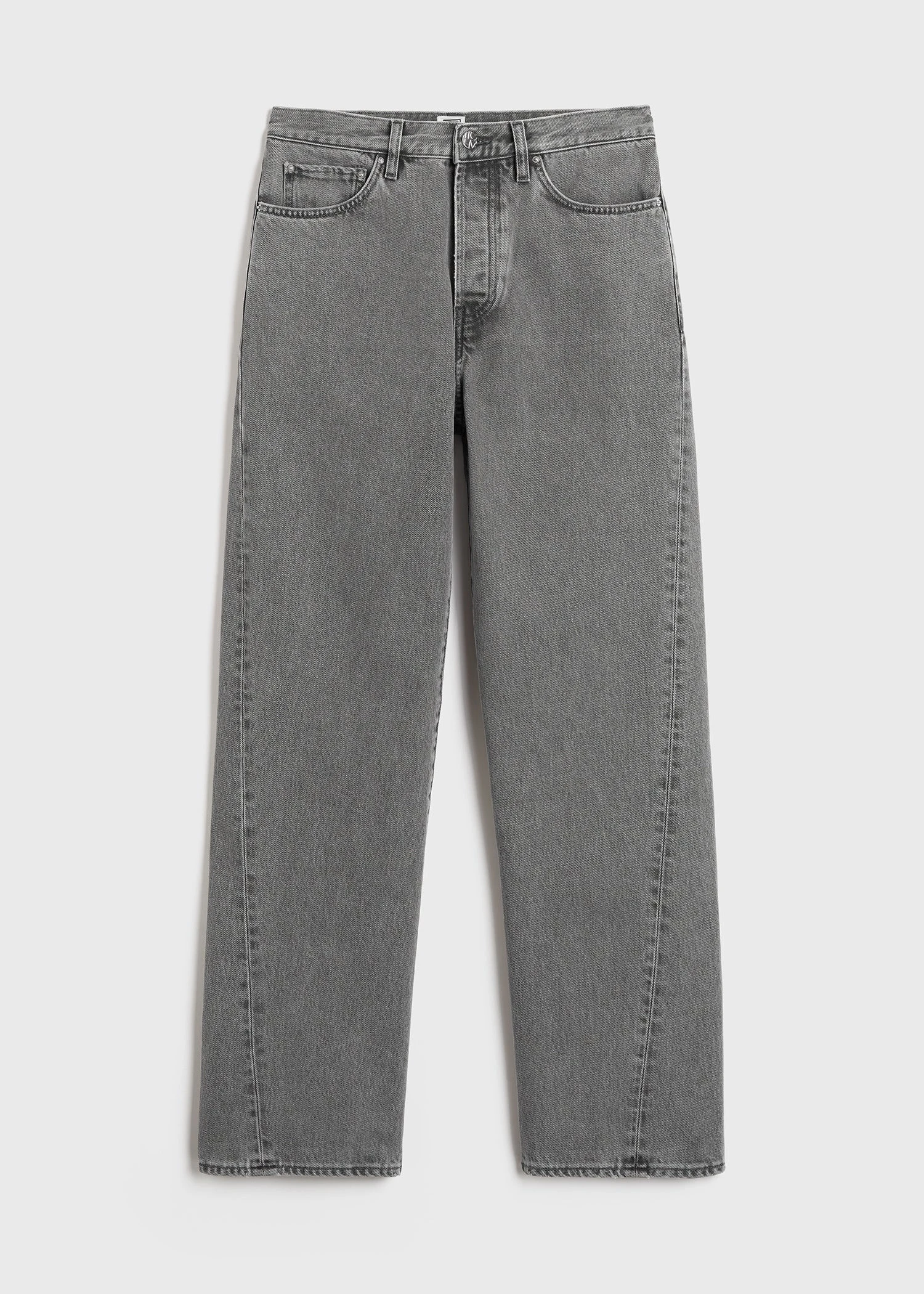 Toteme Twisted seam denim full length mid grey Toteme Twisted seam denim full length mid grey