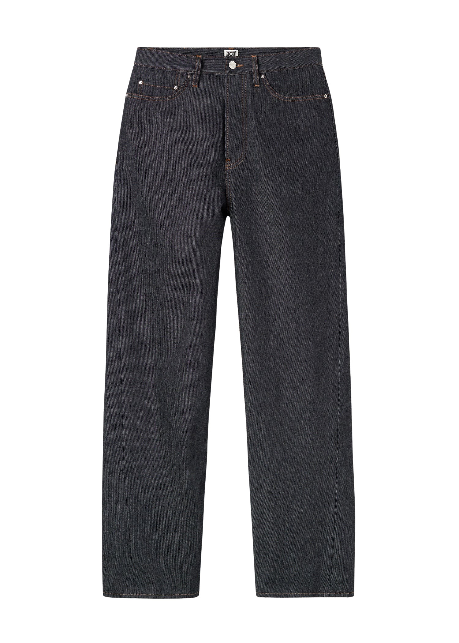 Toteme Twisted seam denim full length raw