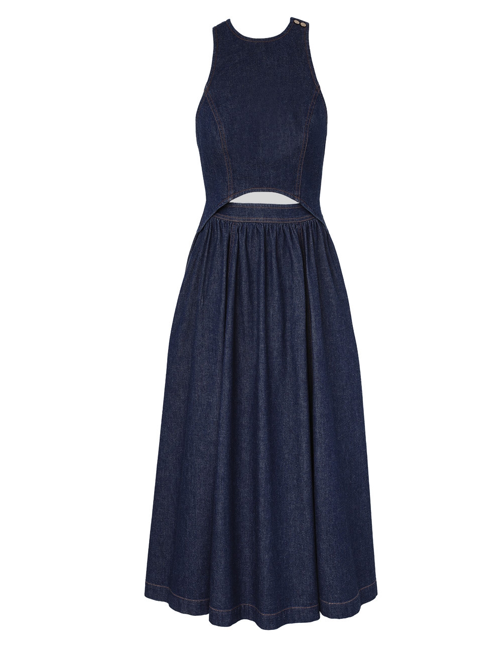Zimmermann Denim Racer Dress