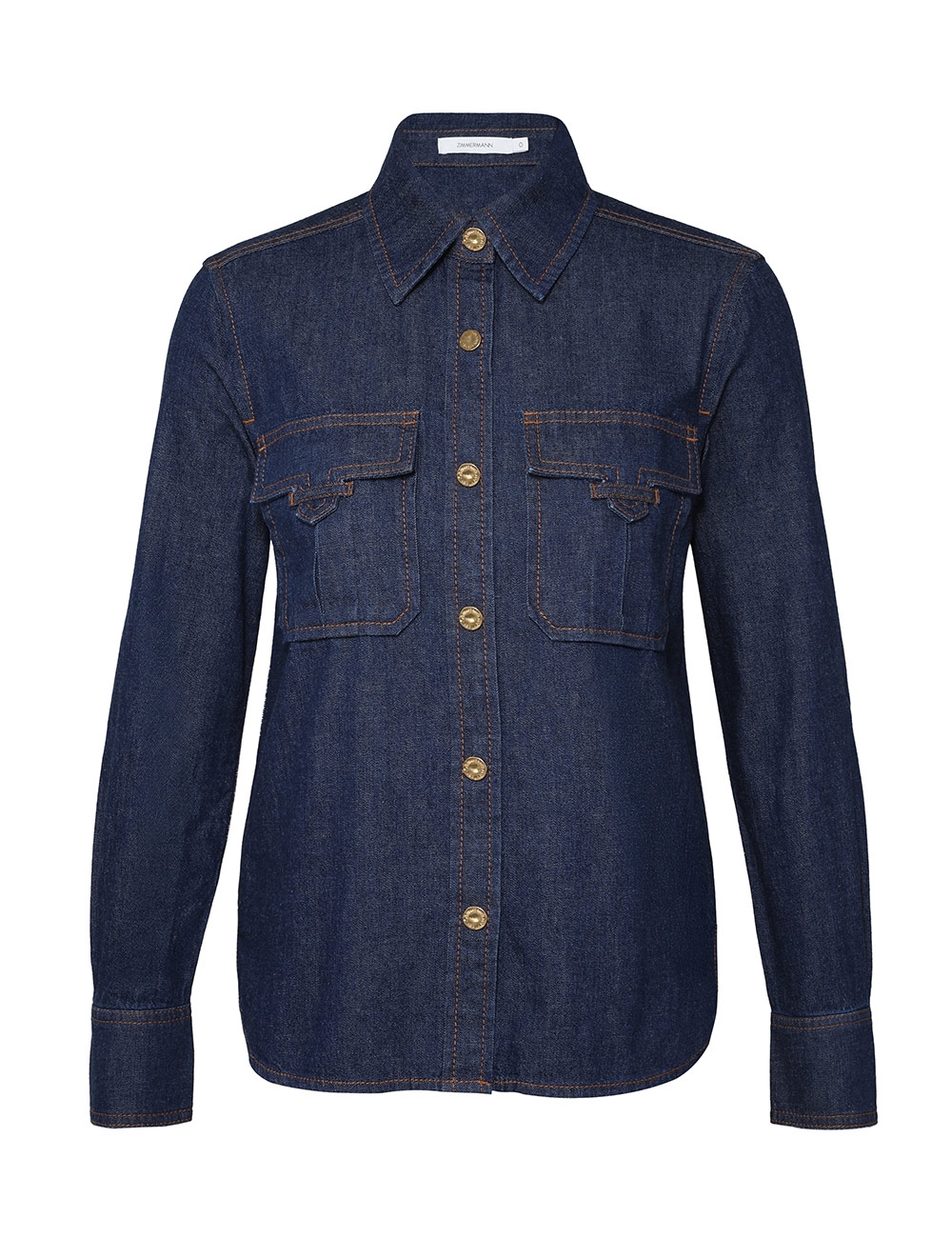 Zimmermann Fitted Denim Shirt