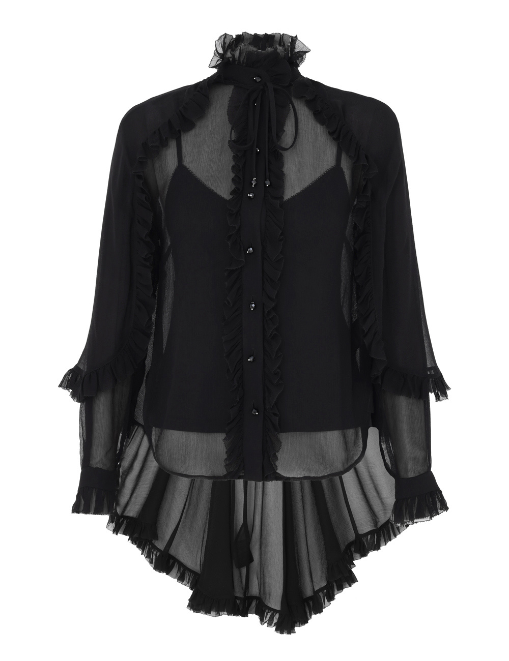 Zimmermann Illuminate Cape Shirt