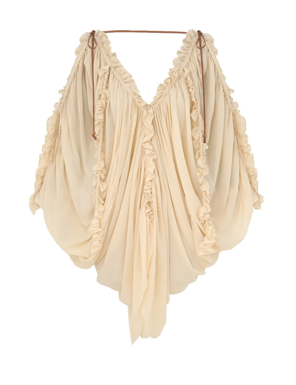 Zimmermann Illuminate Draped Blouse Zimmermann dress