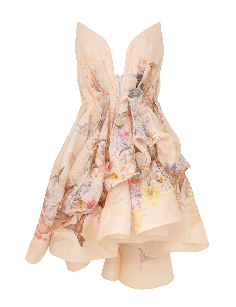 Zimmermann Illuminate Draped Mini Dress