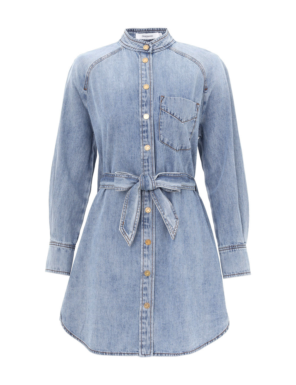 Zimmermann Scoop Denim Dress