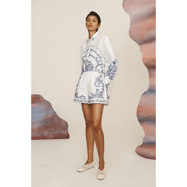 Alemais Hazel Embroidered Short