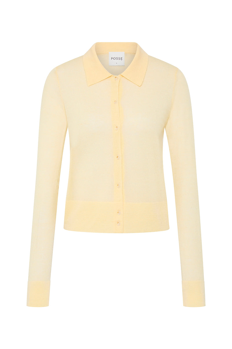 Posse The label Cooper Cardigan – Limoncello