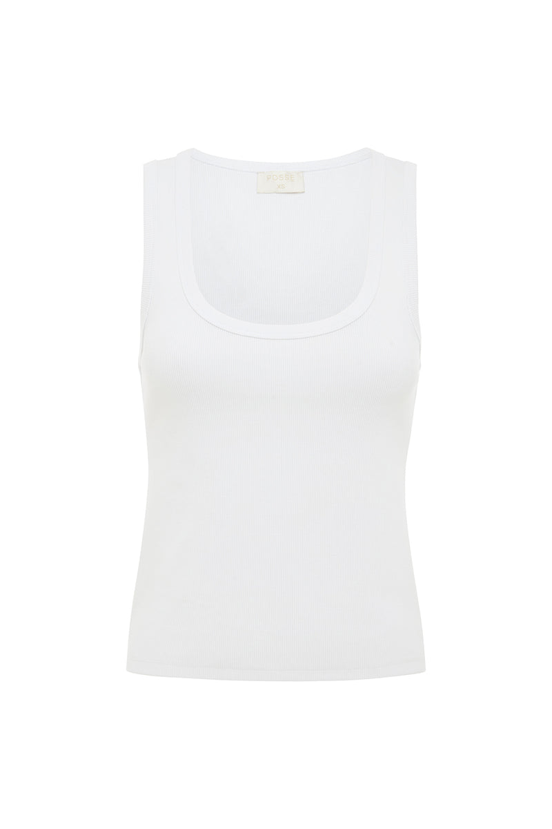 Posse The label Lewis Singlet – White Top