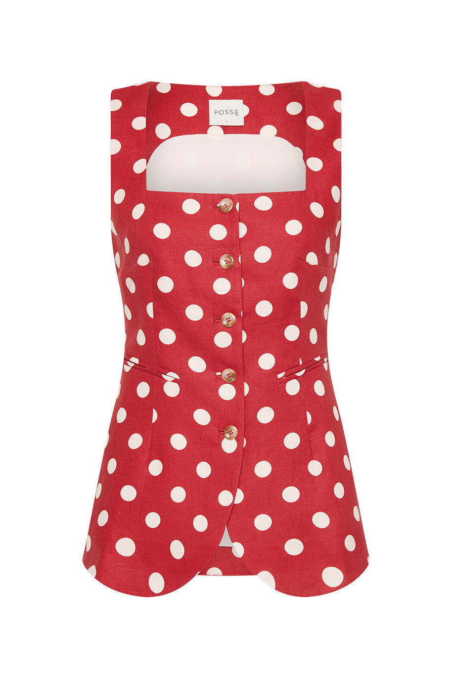 Posse The label Lucille Gilet – Polka Dot Jacket