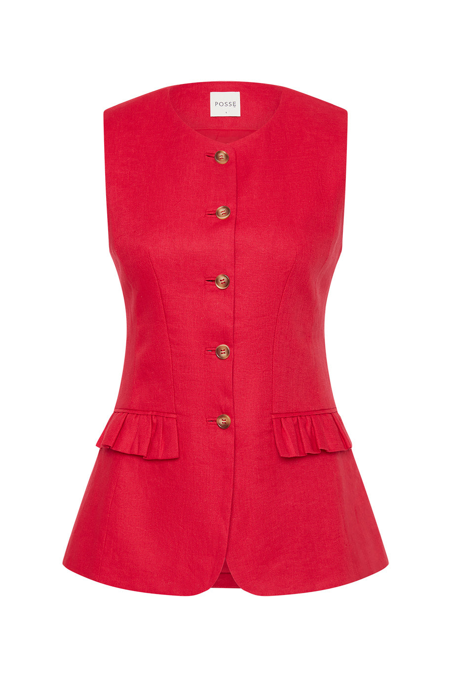 Posse The label Matilda Gilet – Red Jacket