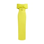 Safiyaa-Abike-Chartreuse-Long-Dress-scaled68359_nobg Safiyaa Clothing luxury Clothing from Luxury Handbags Marketplace