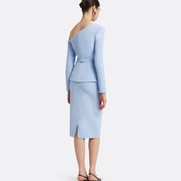 Safiyaa Adil Pale Blue Top, view 3