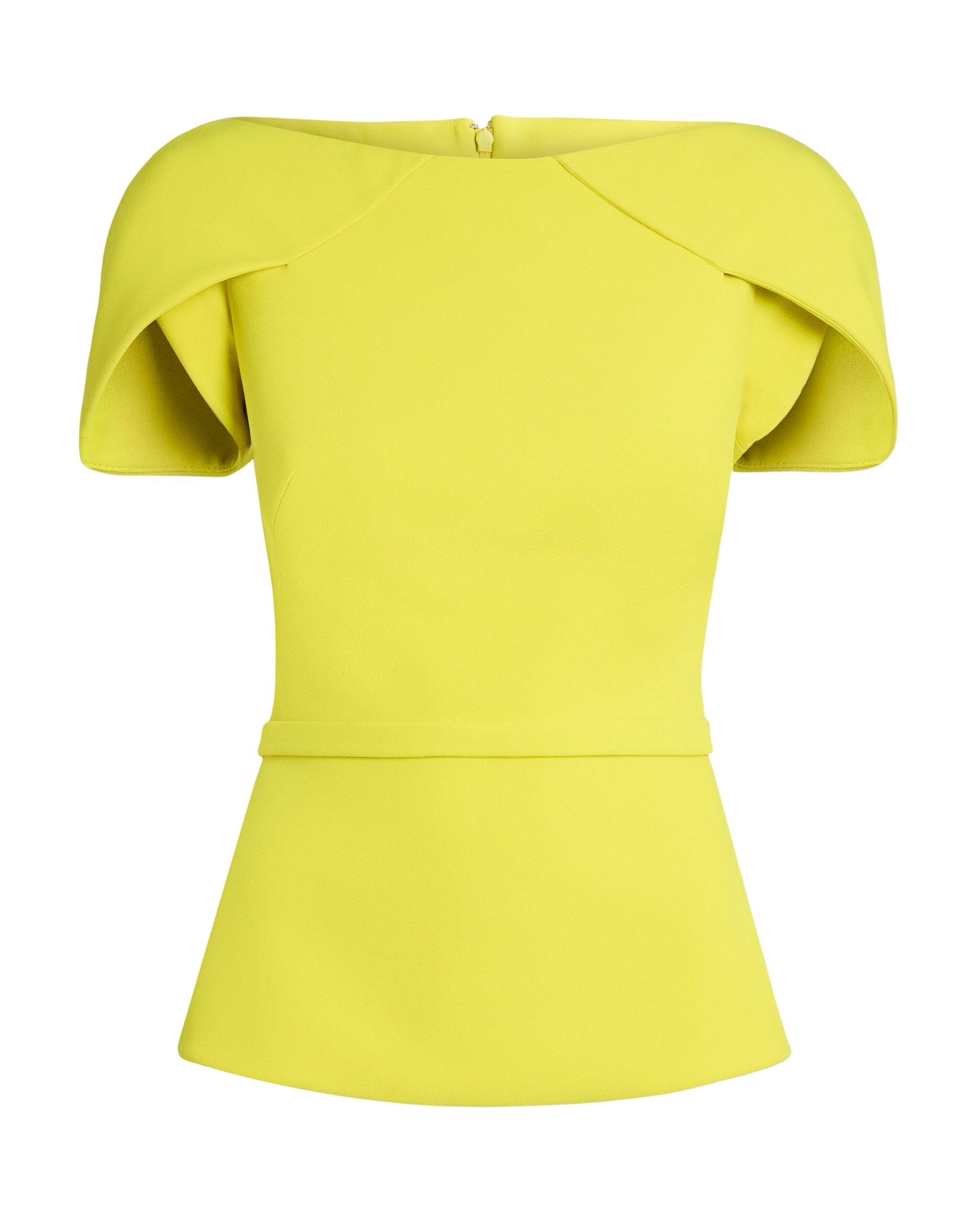 Safiyaa Amelie Chartreuse Top