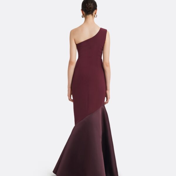 Safiyaa Banu Wine Long Dress, view 3